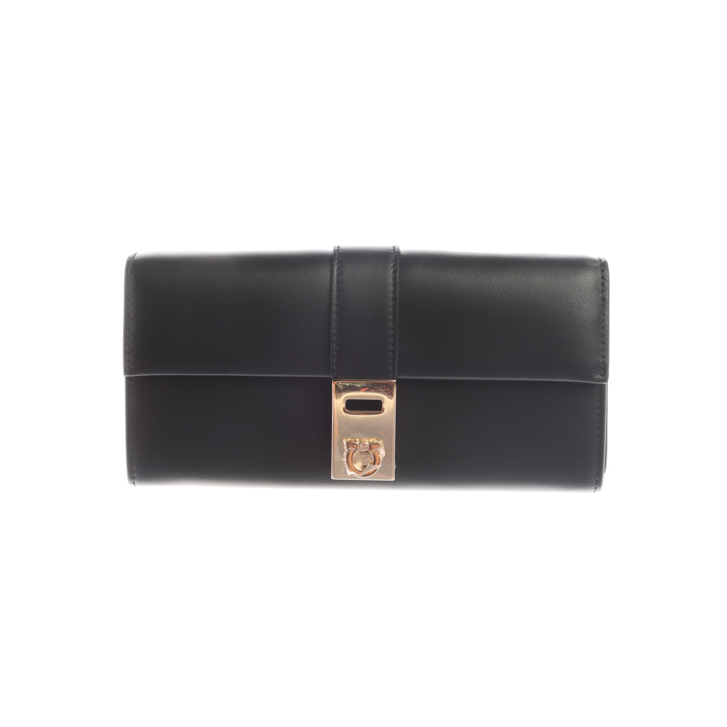 Salvatore Ferragamo Small Leather Goods in One size in Black: front