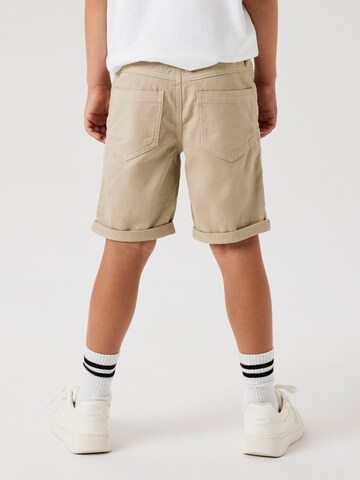 regular Pantaloni 'NKMSILAS ISAK' di NAME IT in beige