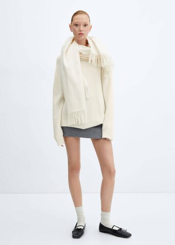 Pull-over 'FRANCA' MANGO en blanc