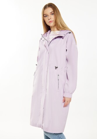 Schmuddelwedda Raincoat in Purple: front