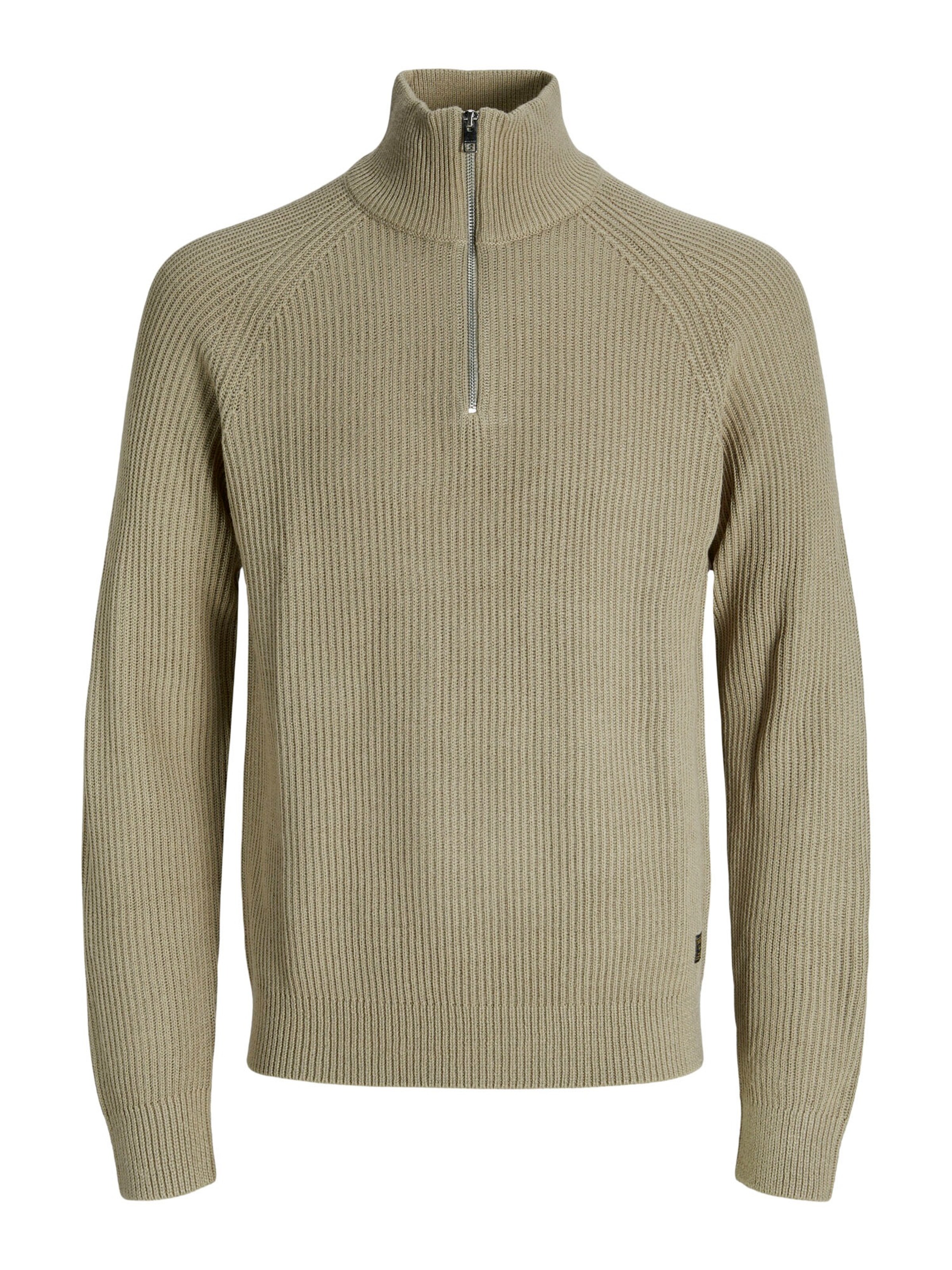 JACK & JONES Pull-over en S en cappuccino, Vue avec produit