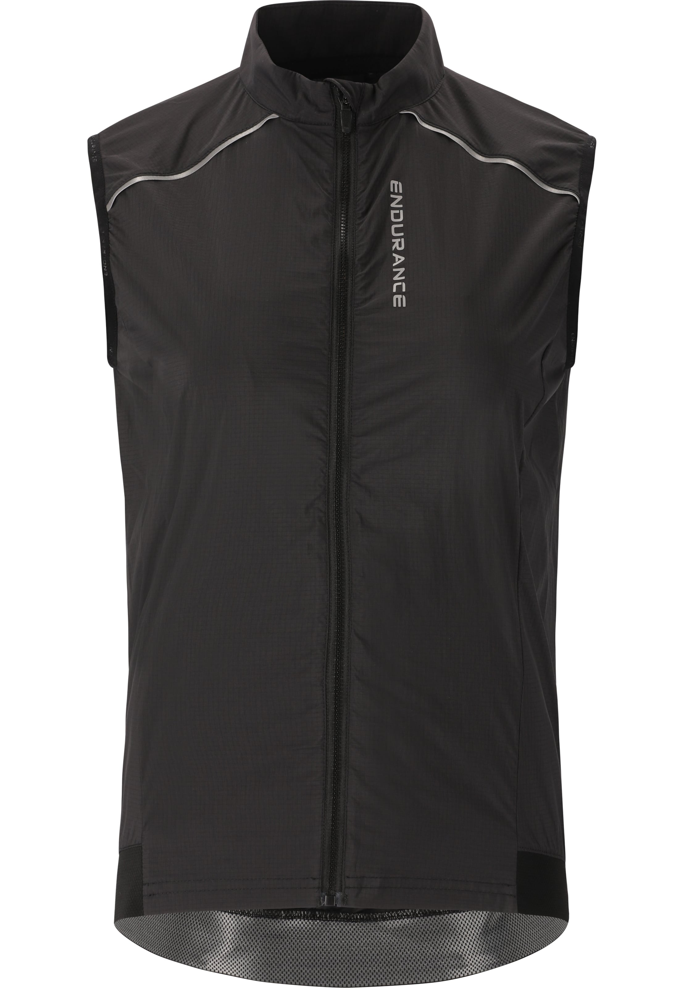 ENDURANCE Sports vest in Black: front