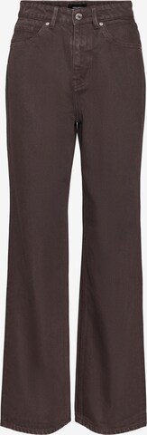 VERO MODA Wide Leg Jeans 'Kithy' in Braun: predná strana