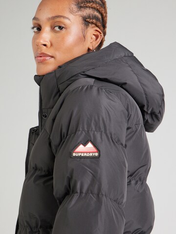 Superdry Winter Coat in Black