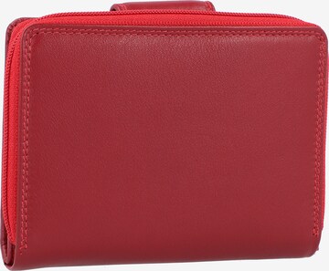 GOLDEN HEAD Wallet in Red