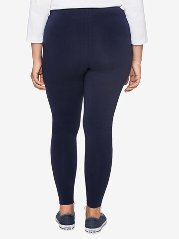 SHEEGO Skinny Leggings i blå