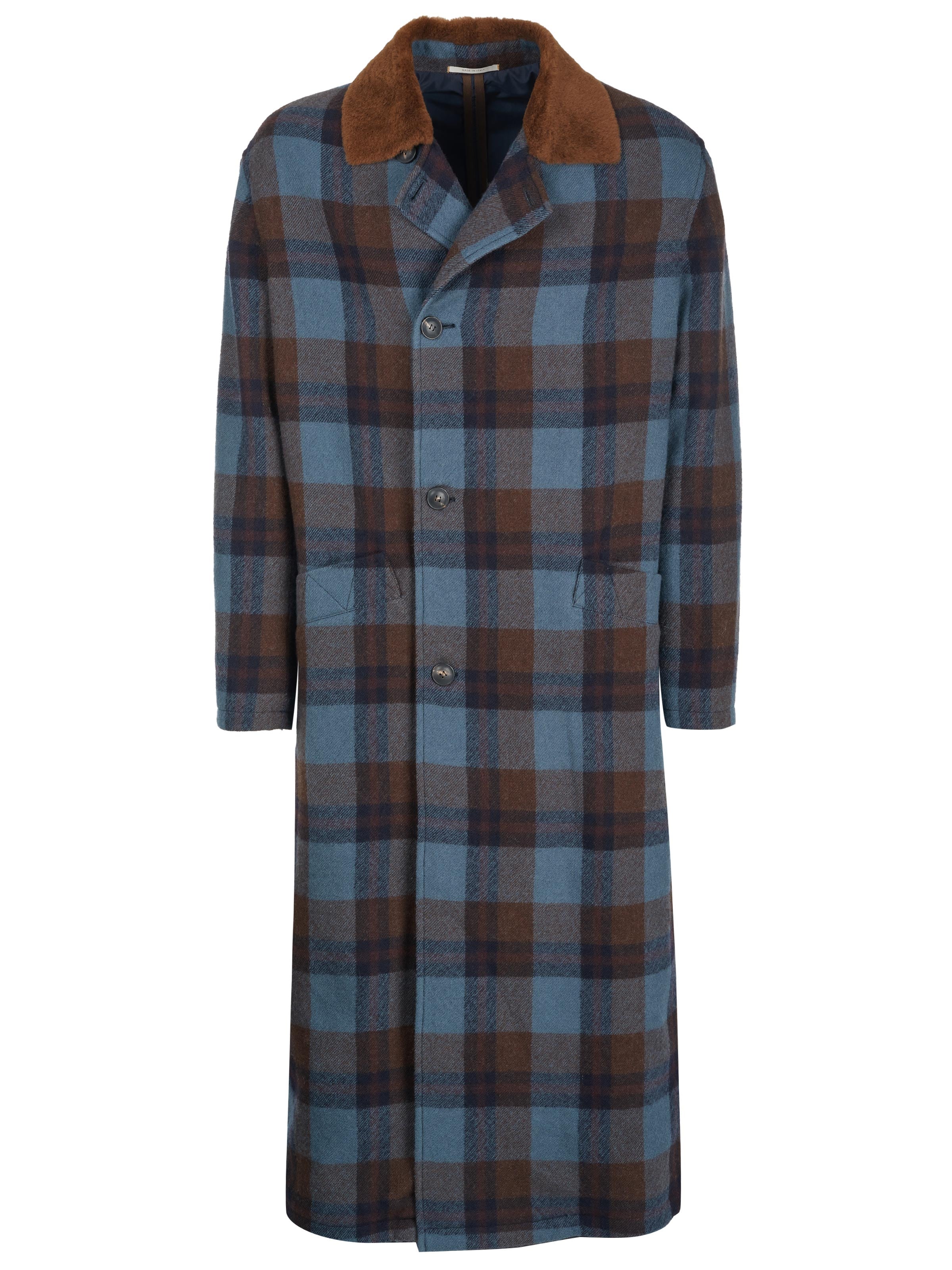 PAL ZILERI Between-Seasons Coat in M-L in Blue, Item view