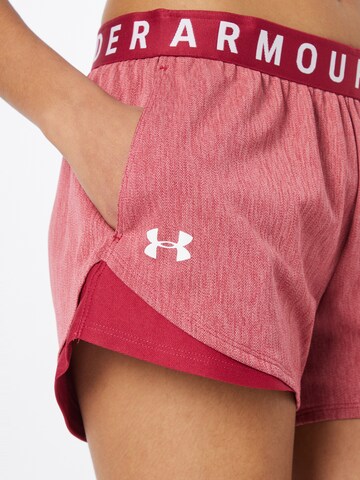 UNDER ARMOUR Обычный Спортивные штаны 'Play Up' в Ярко-розовый