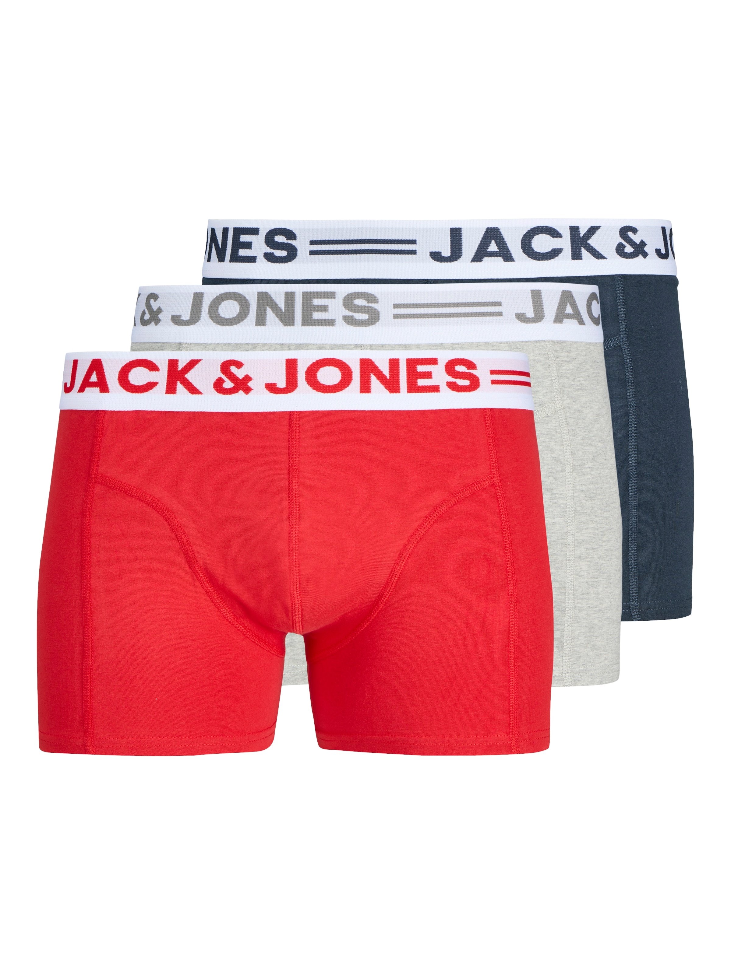 JACK & JONES Шорты Боксеры 'SENSE' в Синий: спереди