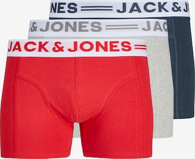 JACK & JONES Bokserki 'SENSE' w kolorze granatowy / jasnoszary / czerwony / białym, Podgląd produktu