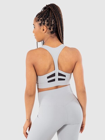 Smilodox Bustier Sport BH 'Advanced Infinite' in Grau