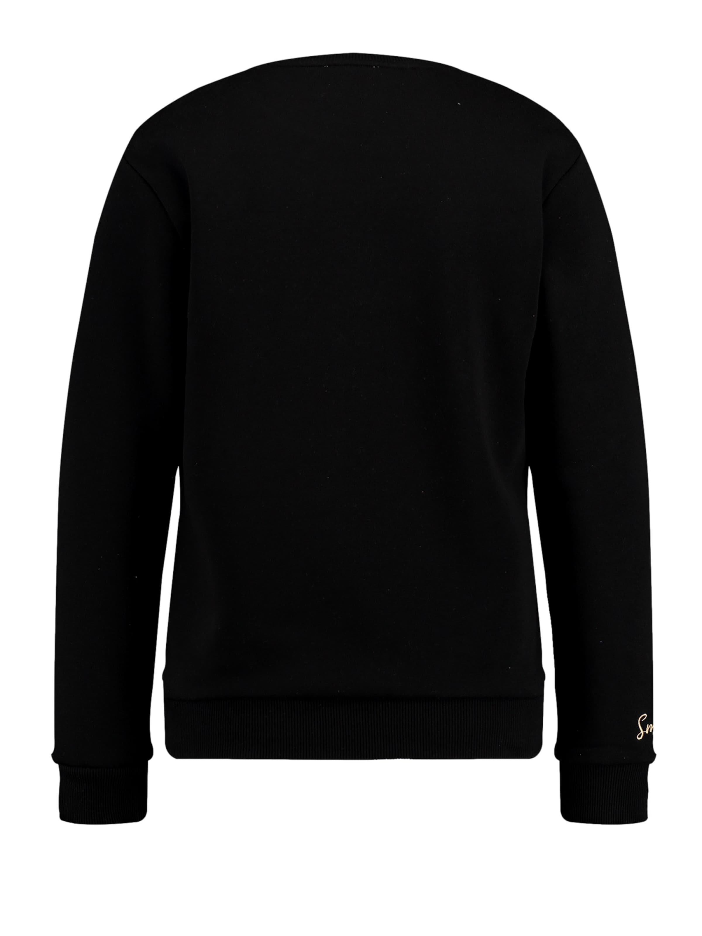 Key Largo Sweatshirt 'KISS' in Zwart