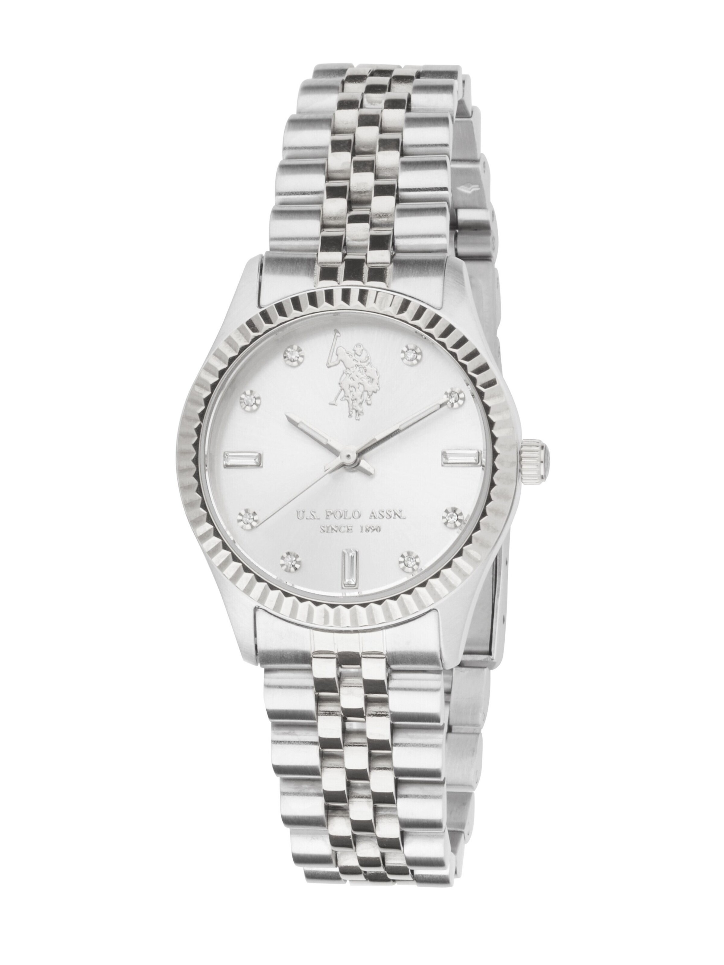 U.S. POLO ASSN. - Reloj analógico 'Celine' en plata