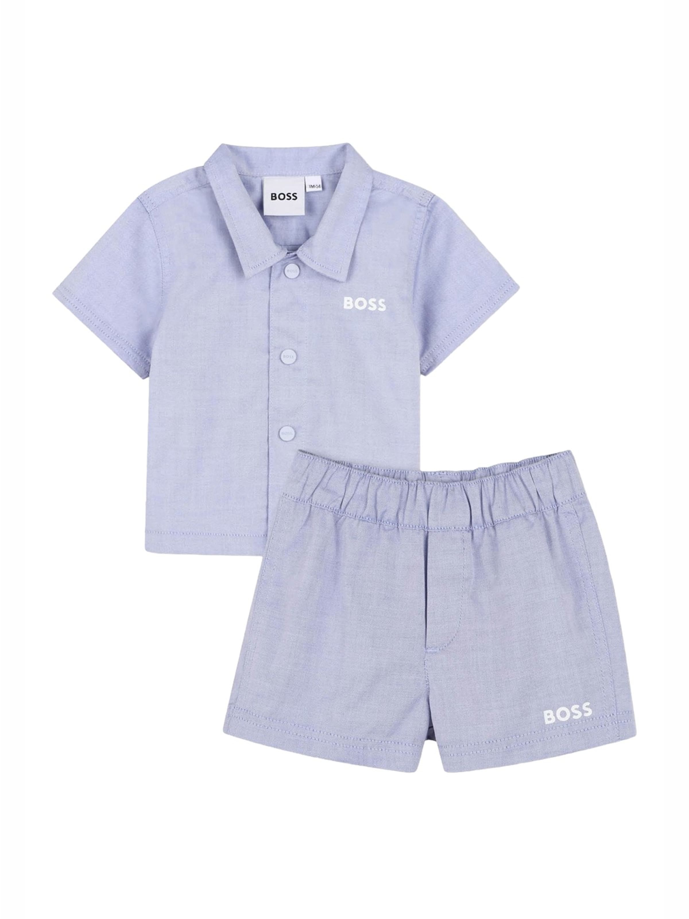 Set BOSS en bleu : devant