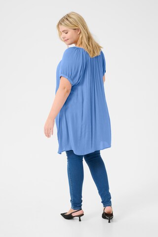 KAFFE CURVE Tunic 'KC Cami' in Blue