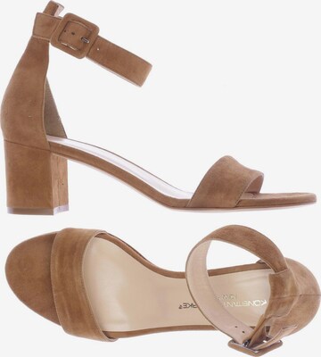 Konstantin Starke Sandals & High-Heeled Sandals in 37,5 in Brown: front