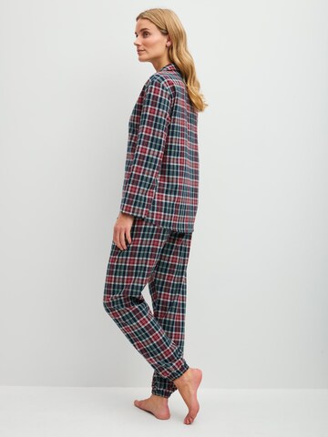 CALIDA Pyjama 'Holiday Dreams'‌‌‌‌‌‌‌‌ in Blau