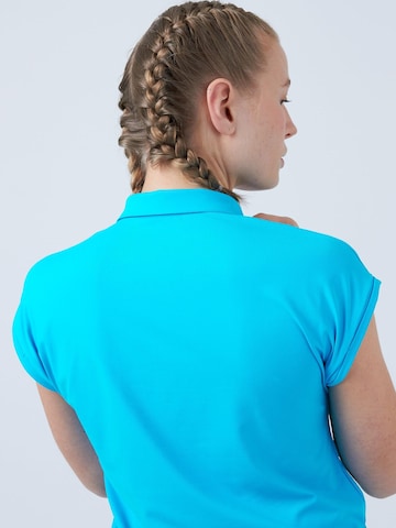 SPORTKIND Functioneel shirt 'Polo Shirt Loose-Fit' in Blauw