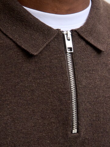 JACK & JONES Pullover in Braun