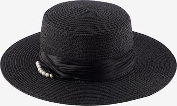 Cappello 'hat pearls' di Emilie collection in nero: frontale