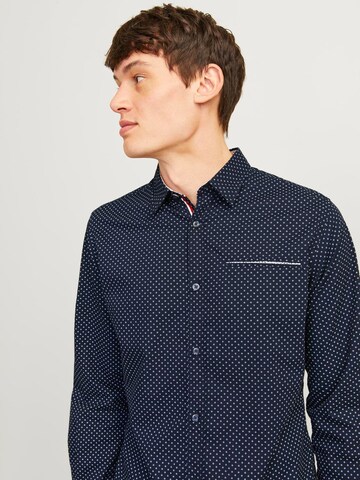 JACK & JONES Slim fit Srajca 'Remy' | modra barva