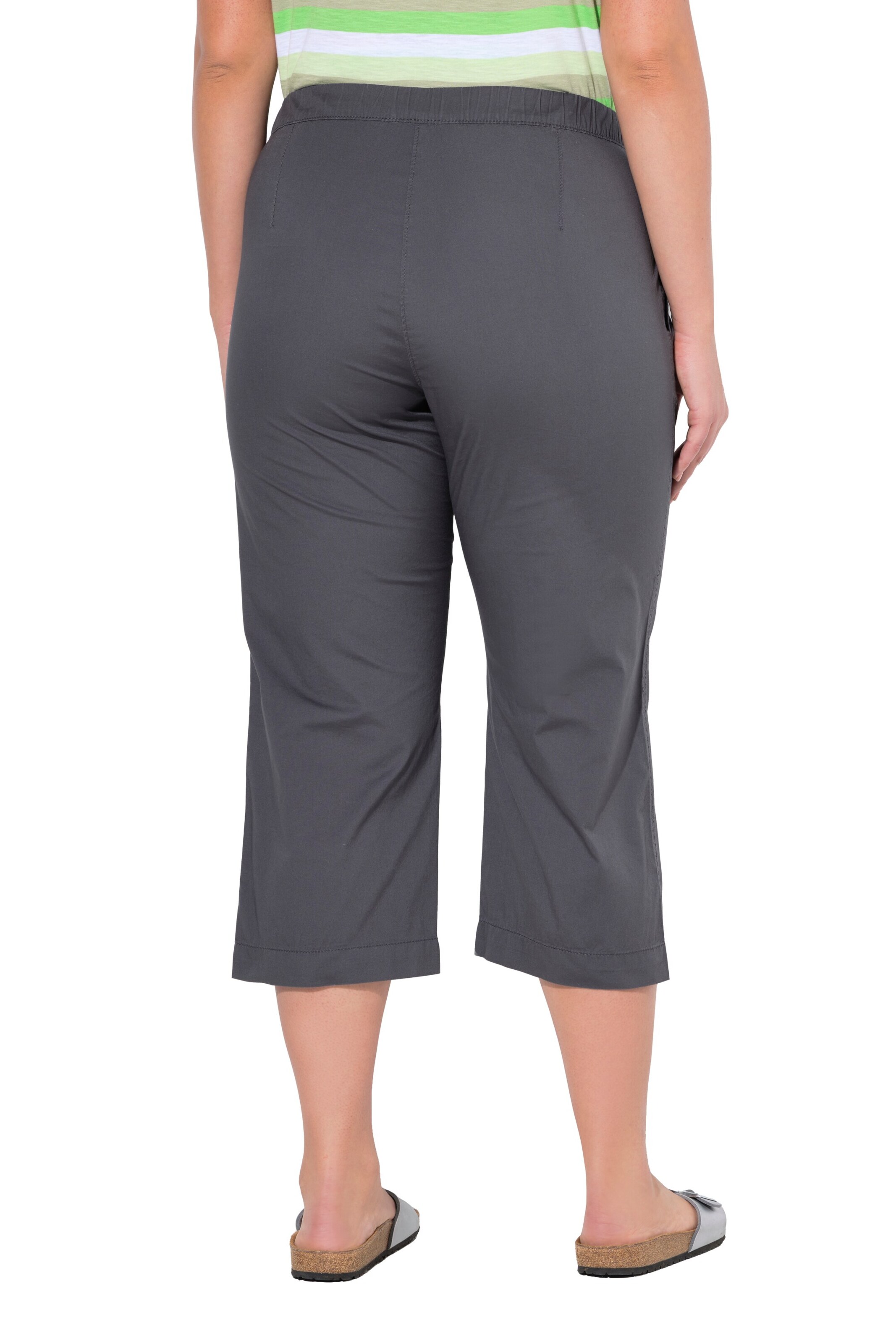 Ulla Popken Loosefit Hose in Grau