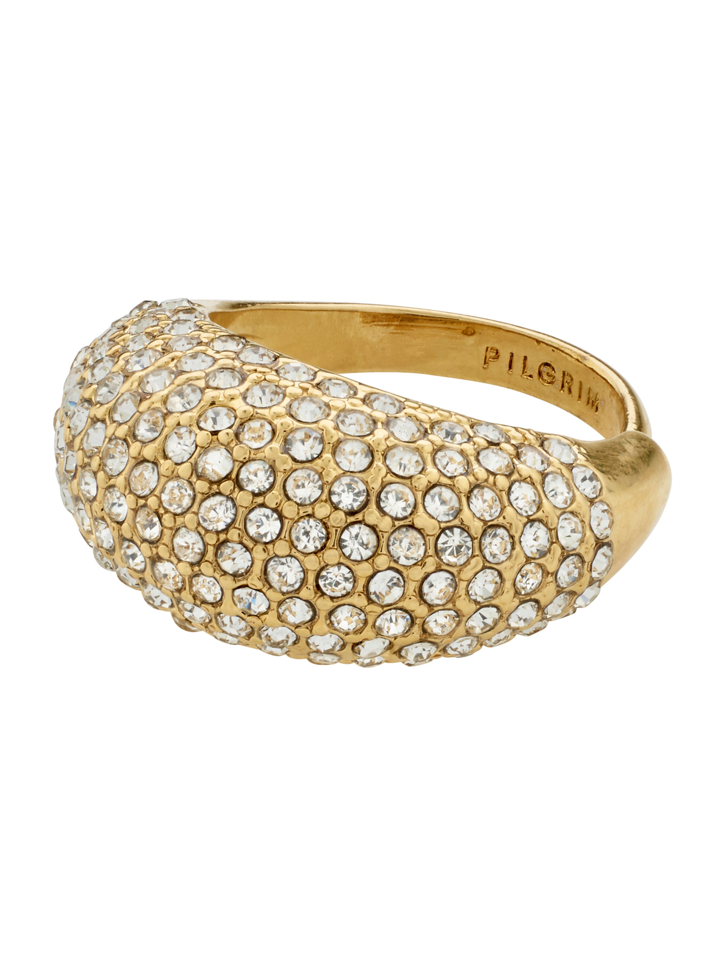 Inele 'Focus' de la Pilgrim pe auriu: față