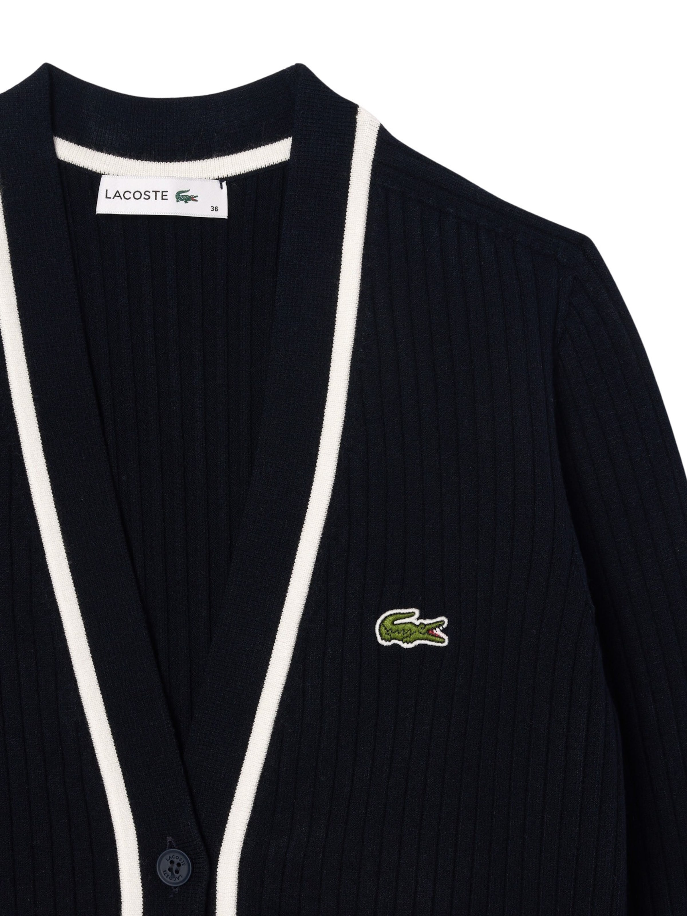 LACOSTE Strickjacke in Blau