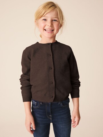 Next Gebreid vest in Bruin