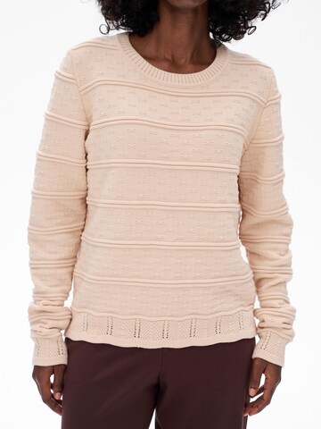 Blue Shadow Sweater in Beige