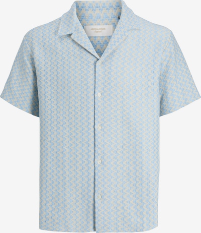 JACK & JONES Košulja 'JORMONTAUK' u boja pijeska / svijetloplava, Pregled proizvoda