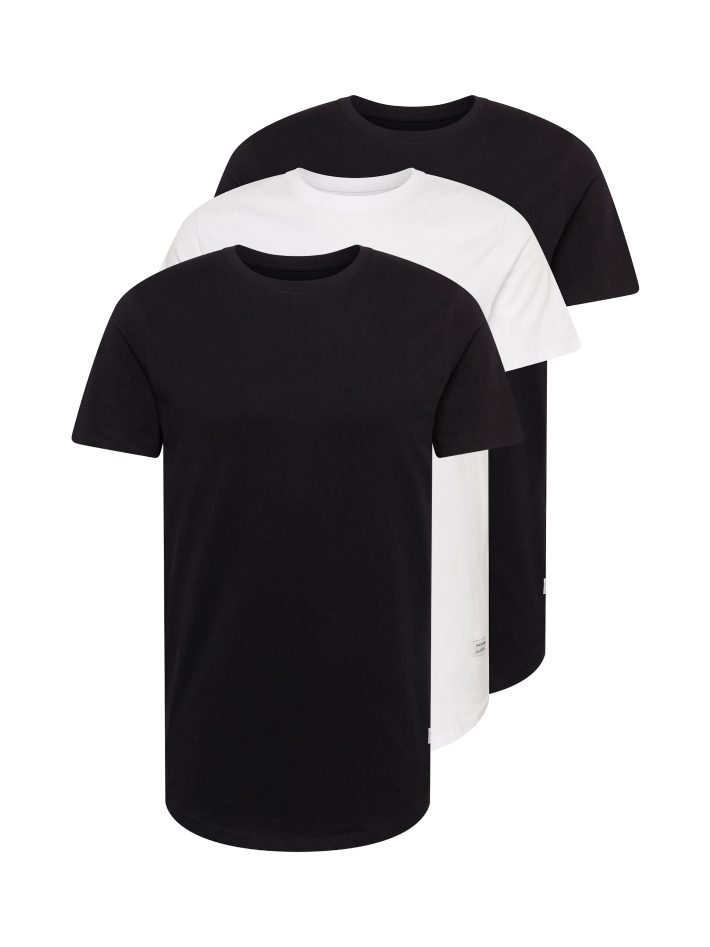 JACK & JONES T-shirt 'NOA' i svart: framsida