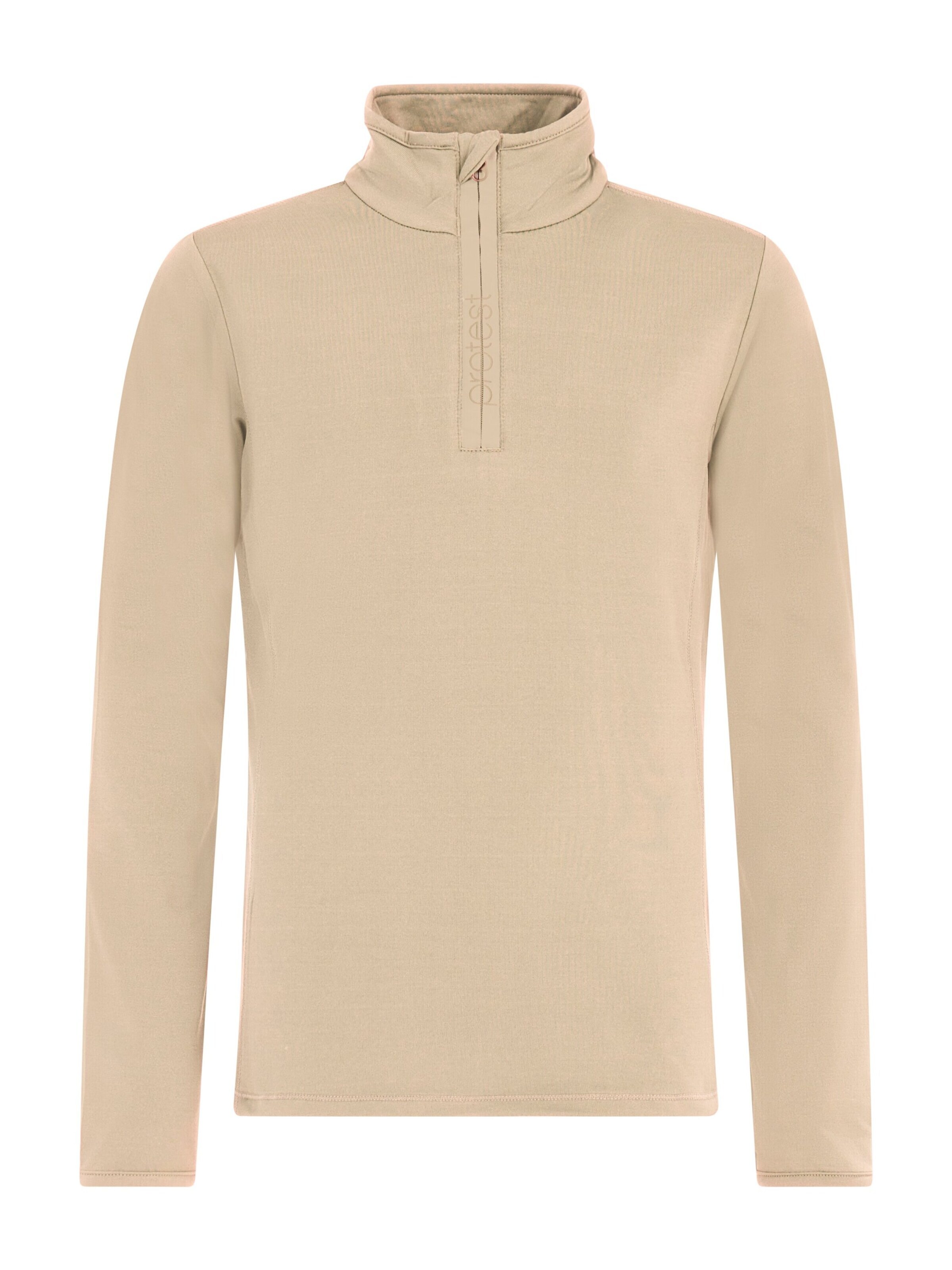 PROTEST Sportief sweatshirt 'REFABRIZOY JR' in Bruin: voorkant