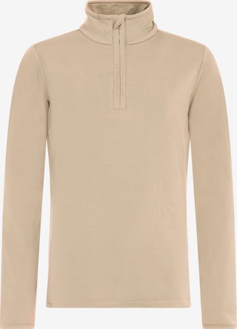 PROTEST Sportief sweatshirt 'REFABRIZOY JR' in Bruin: voorkant
