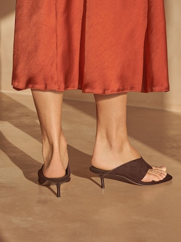 Séparateur d'orteils Friends Like These en marron : devant