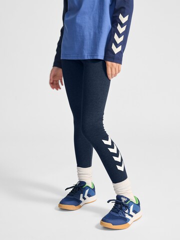 Skinny Pantalon de sport Hummel en bleu