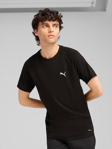 Maglia funzionale 'EVOSTRIPE' di PUMA in nero: frontale