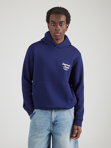 JACK & JONES Mikina 'JWHNORREBRO' – modrá: přední strana