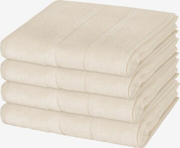 Cawö Towel 'Noblesse' in White: front