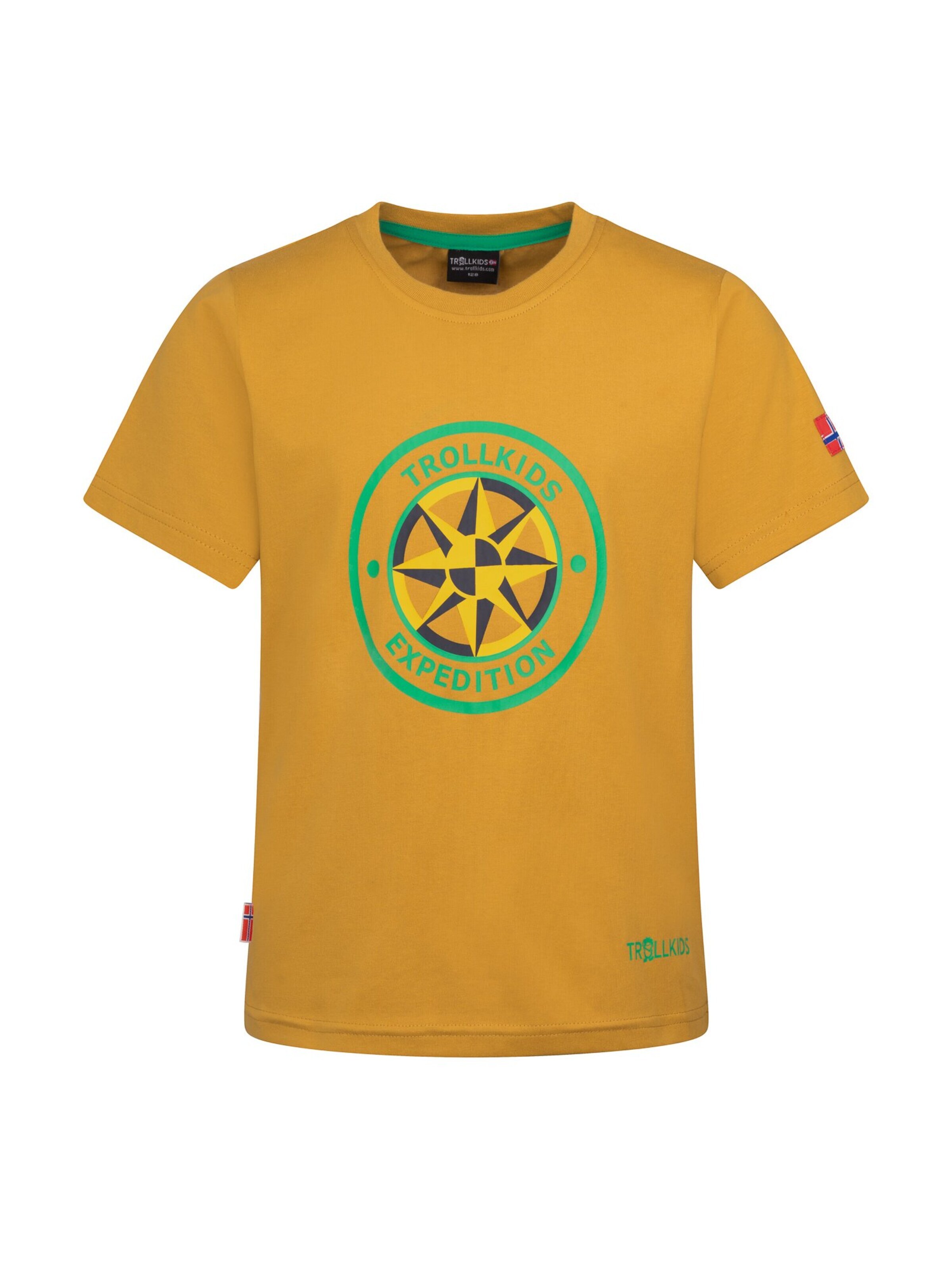 TROLLKIDS Performance Shirt in Yellow: front