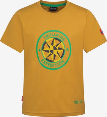 TROLLKIDS Performance Shirt in Yellow: front