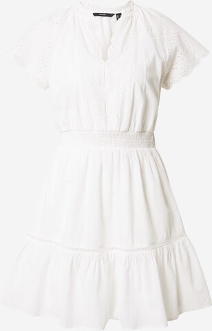 VERO MODA Платье-рубашка 'Philippa' в Белый: спереди