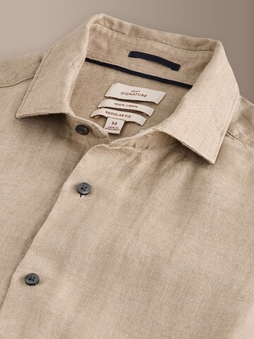Next Regular fit Overhemd 'Signature' in Beige