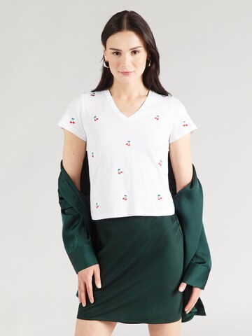 Maglietta 'Mina' di ABOUT YOU in bianco: frontale