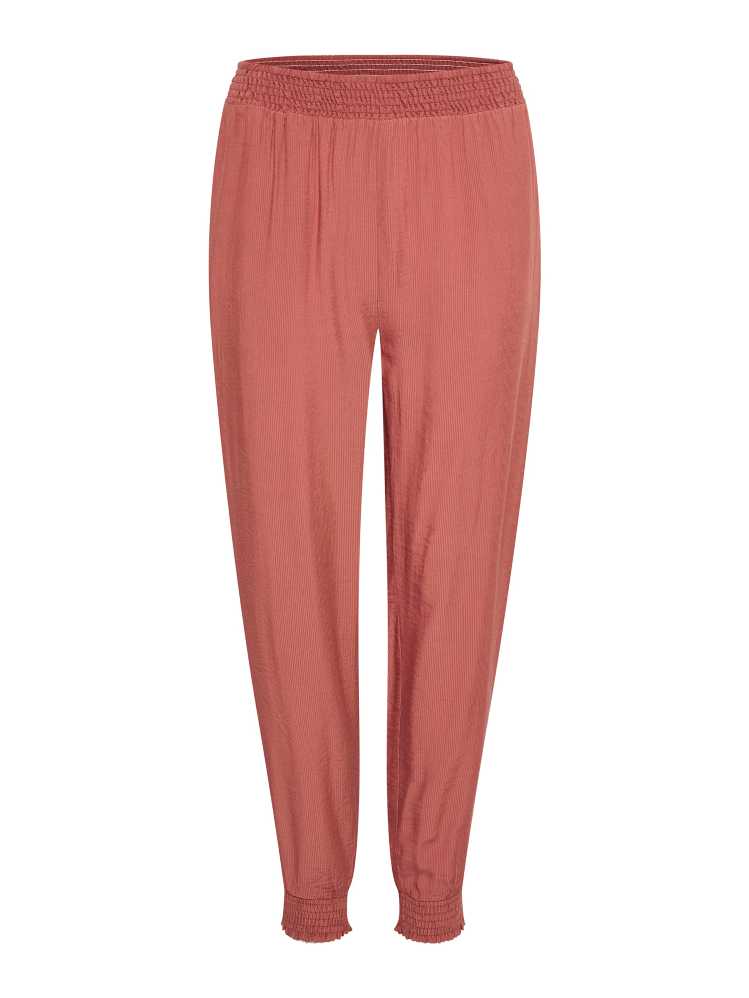 Cream Tapered Παντελόνι σε κόκκινο: μπροστά