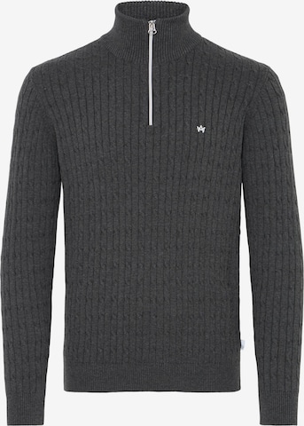 Kronstadt - Pullover ' KSCall half zip ' em preto: frente