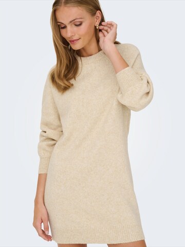 Robes en maille 'ONLEMMA' ONLY en beige