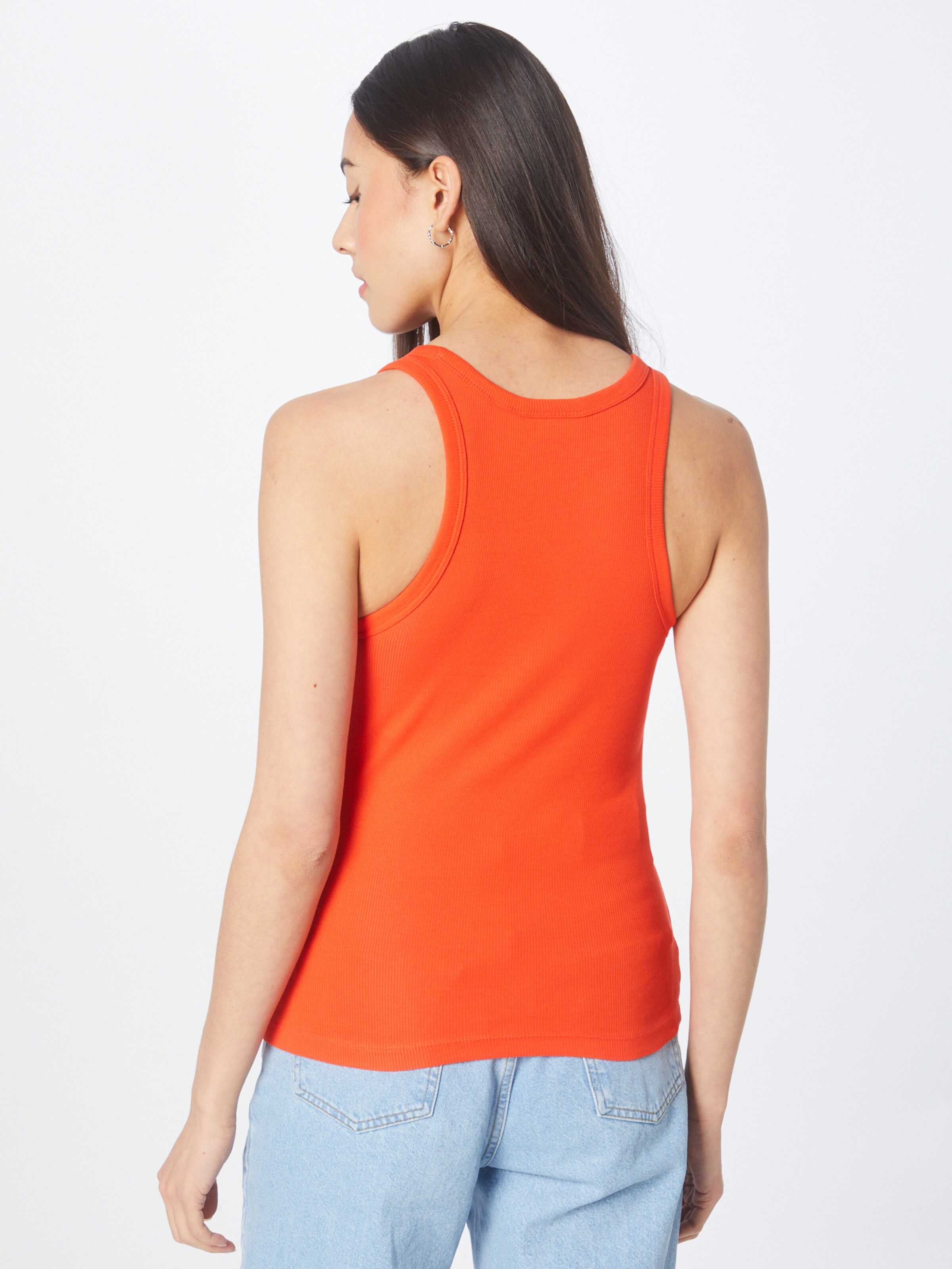 Frauen Shirts & Tops WEEKDAY Top in Hellgrau, Orange - ZH93872 Frauen Shirts & Tops WEEKDAY Top in Hellgrau, Orange - ZH93872