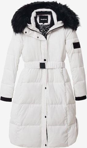 Desigual Zimný kabát 'Noruega' - biela: predná strana