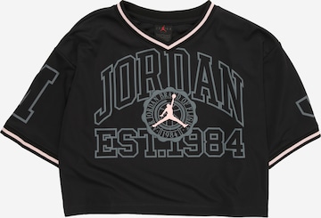 Jordan Shirt 'DIARY' in Black: front